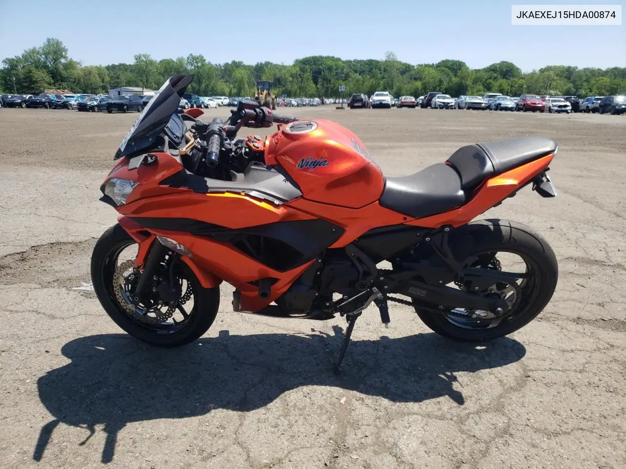 2017 Kawasaki Ex650 J VIN: JKAEXEJ15HDA00874 Lot: 57069015