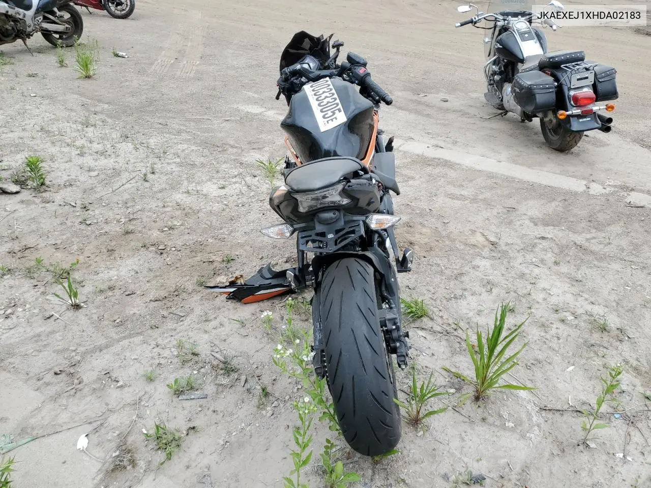 2017 Kawasaki Ex650 J VIN: JKAEXEJ1XHDA02183 Lot: 60033305
