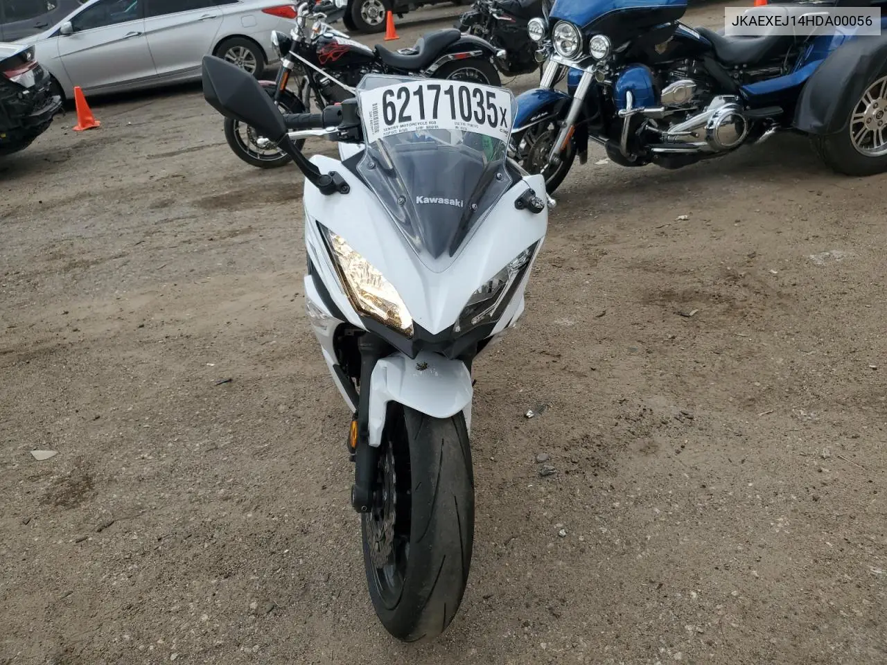 2017 Kawasaki Ex650 J VIN: JKAEXEJ14HDA00056 Lot: 62171035
