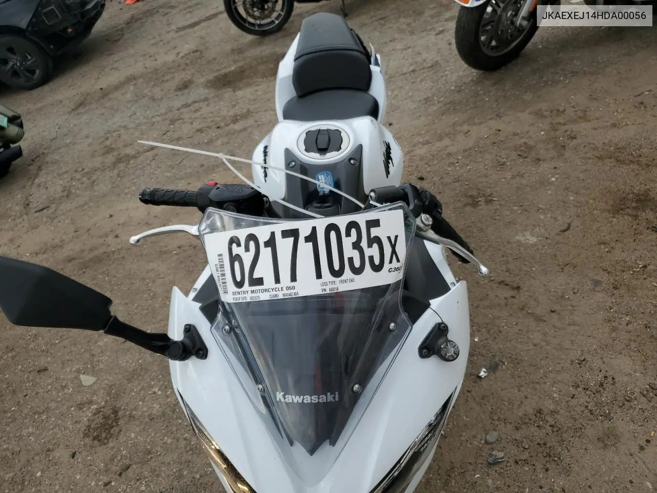 2017 Kawasaki Ex650 J VIN: JKAEXEJ14HDA00056 Lot: 62171035