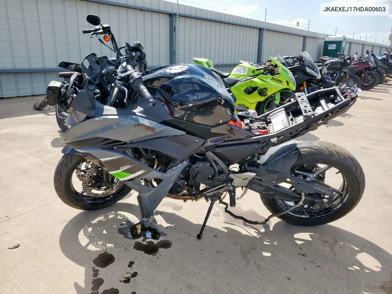 2017 Kawasaki Ex650 J VIN: JKAEXEJ17HDA00603 Lot: 62266355