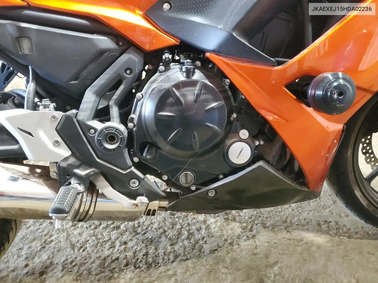 2017 Kawasaki Ex650 J VIN: JKAEXEJ15HDA02236 Lot: 66083805