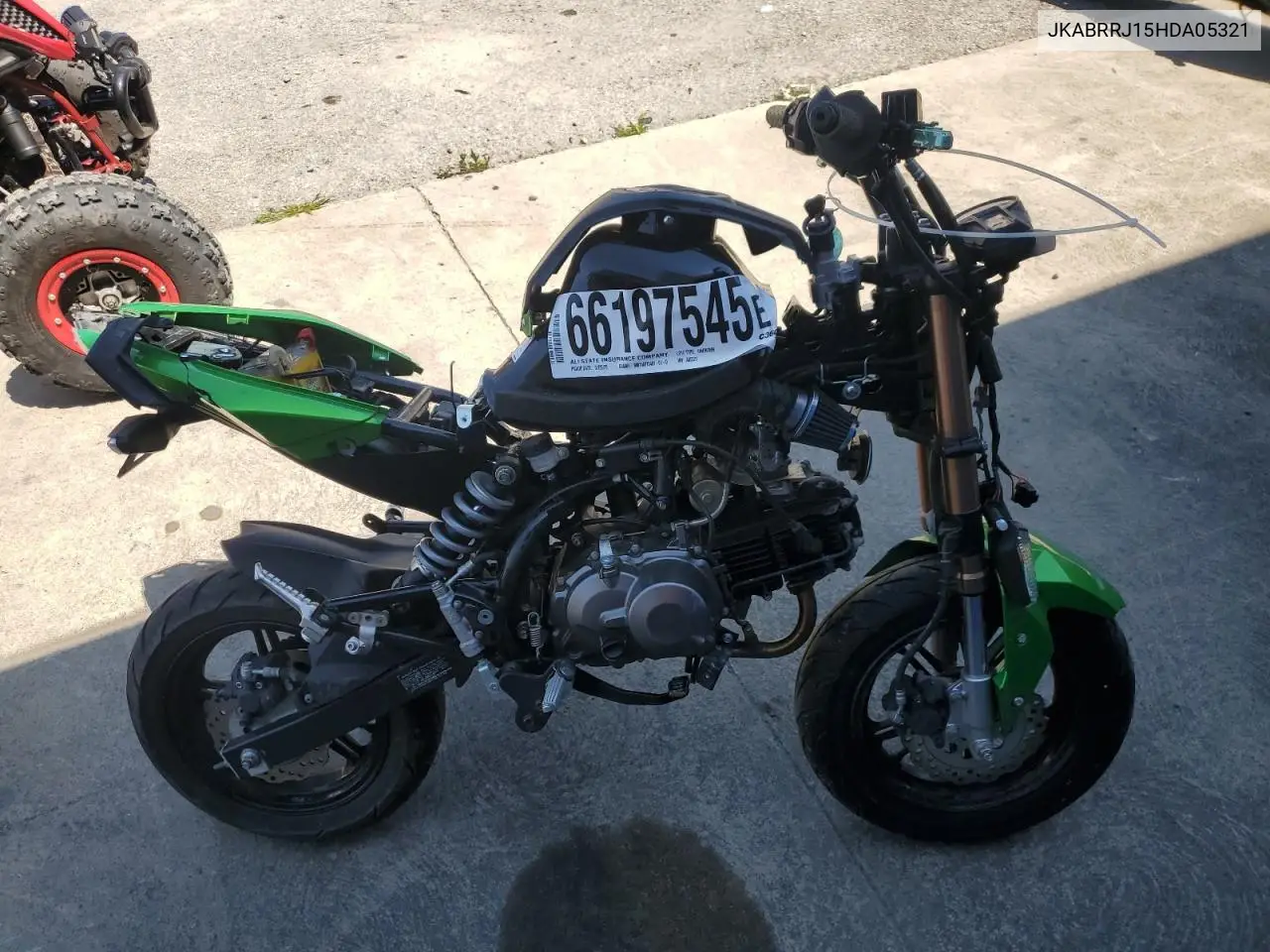 2017 Kawasaki Br125 J VIN: JKABRRJ15HDA05321 Lot: 66197545