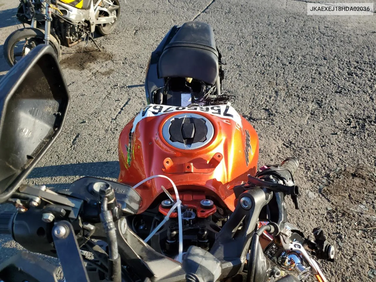 2017 Kawasaki Ex650 J VIN: JKAEXEJ18HDA02036 Lot: 75659764