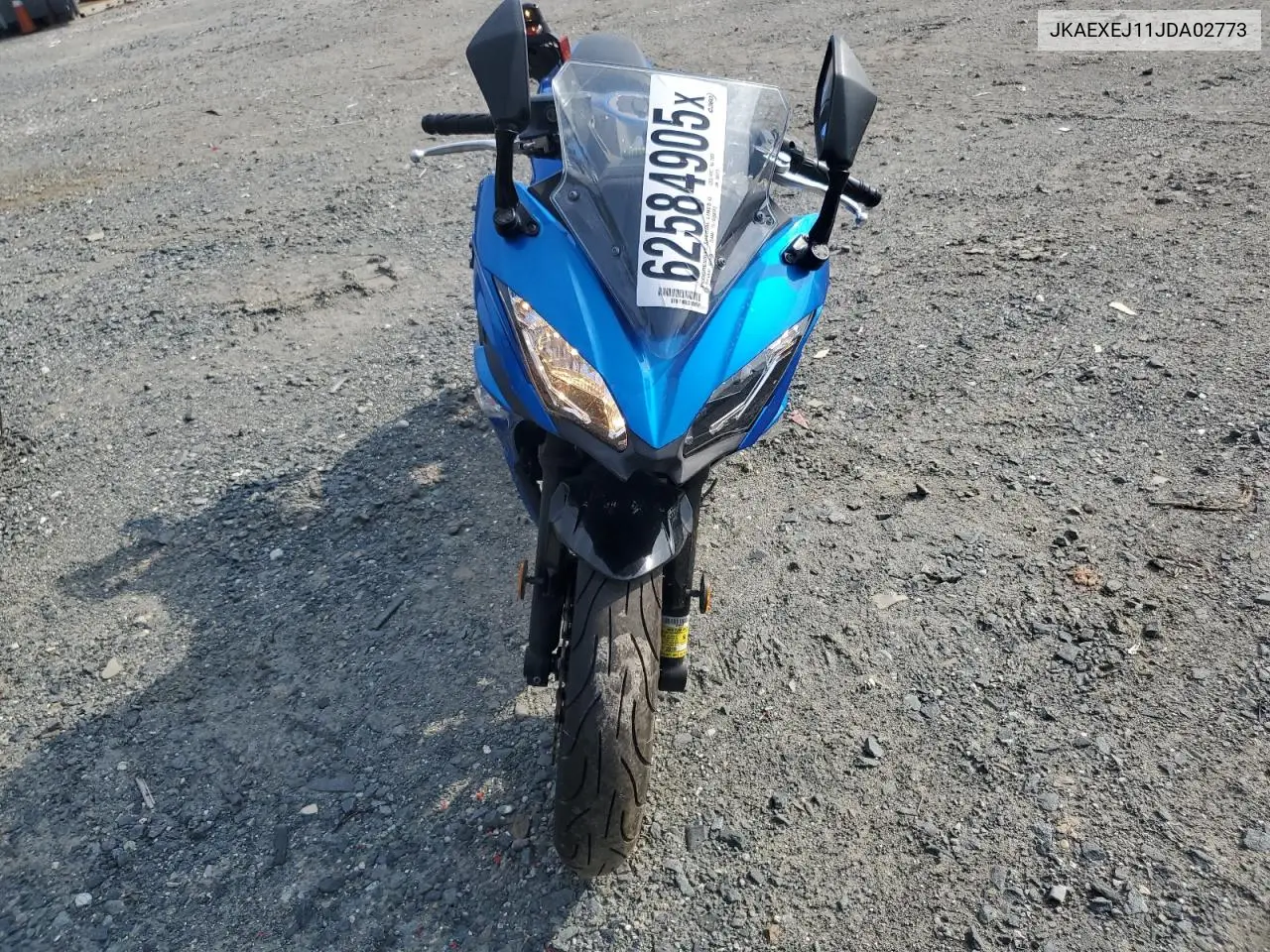 2018 Kawasaki Ex650 J VIN: JKAEXEJ11JDA02773 Lot: 62584905