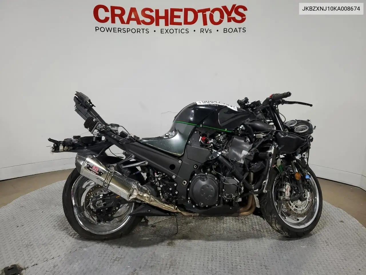 2019 Kawasaki Zx1400 J VIN: JKBZXNJ10KA008674 Lot: 50842555