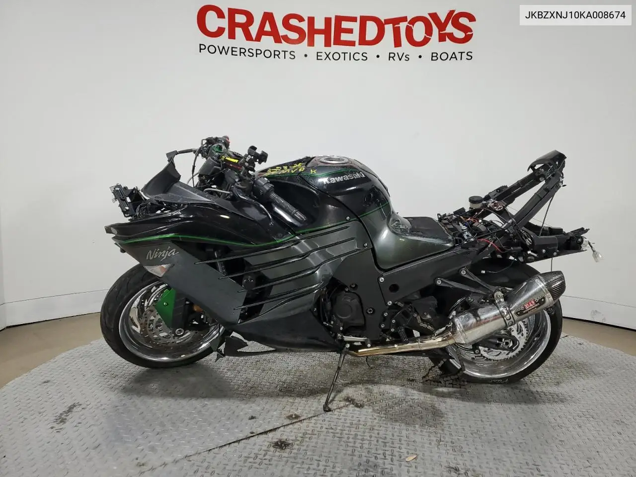 2019 Kawasaki Zx1400 J VIN: JKBZXNJ10KA008674 Lot: 50842555