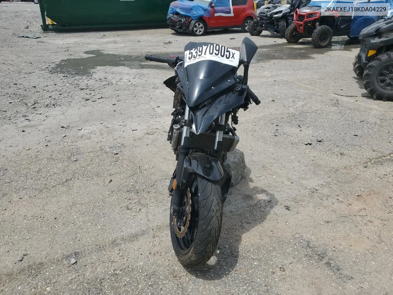 2019 Kawasaki Ex650 J VIN: JKAEXEJ18KDA04229 Lot: 53970905