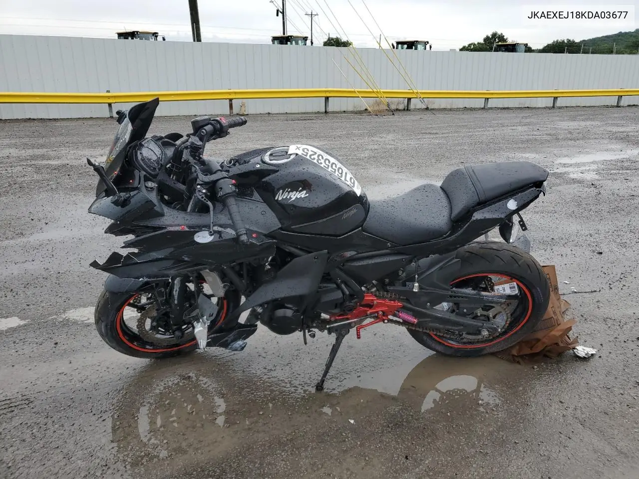 2019 Kawasaki Ex650 J VIN: JKAEXEJ18KDA03677 Lot: 61655325