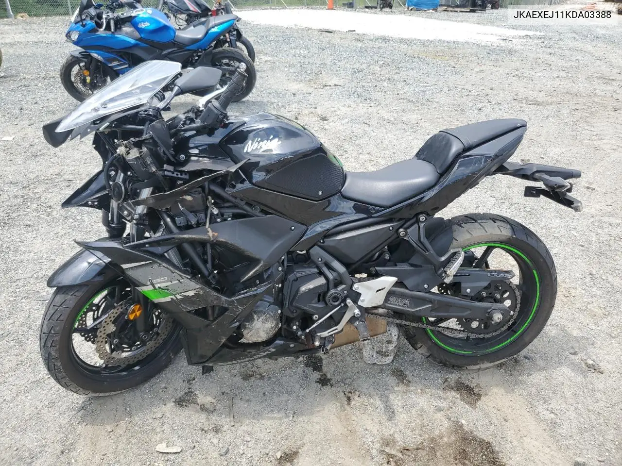 2019 Kawasaki Ex650 J VIN: JKAEXEJ11KDA03388 Lot: 63064565