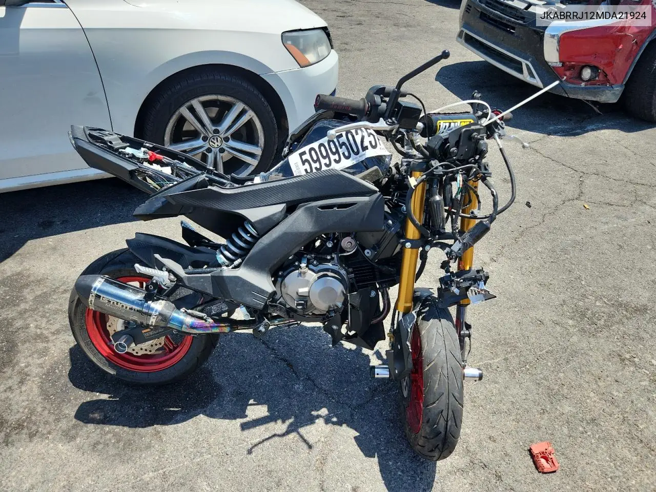 2021 Kawasaki Br125 J VIN: JKABRRJ12MDA21924 Lot: 59995025