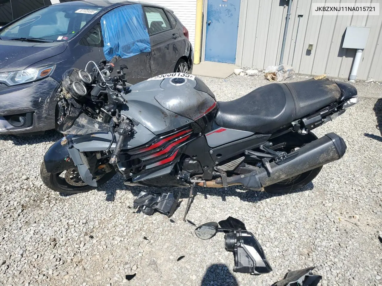 2022 Kawasaki Zx1400 J VIN: JKBZXNJ11NA015721 Lot: 53350135