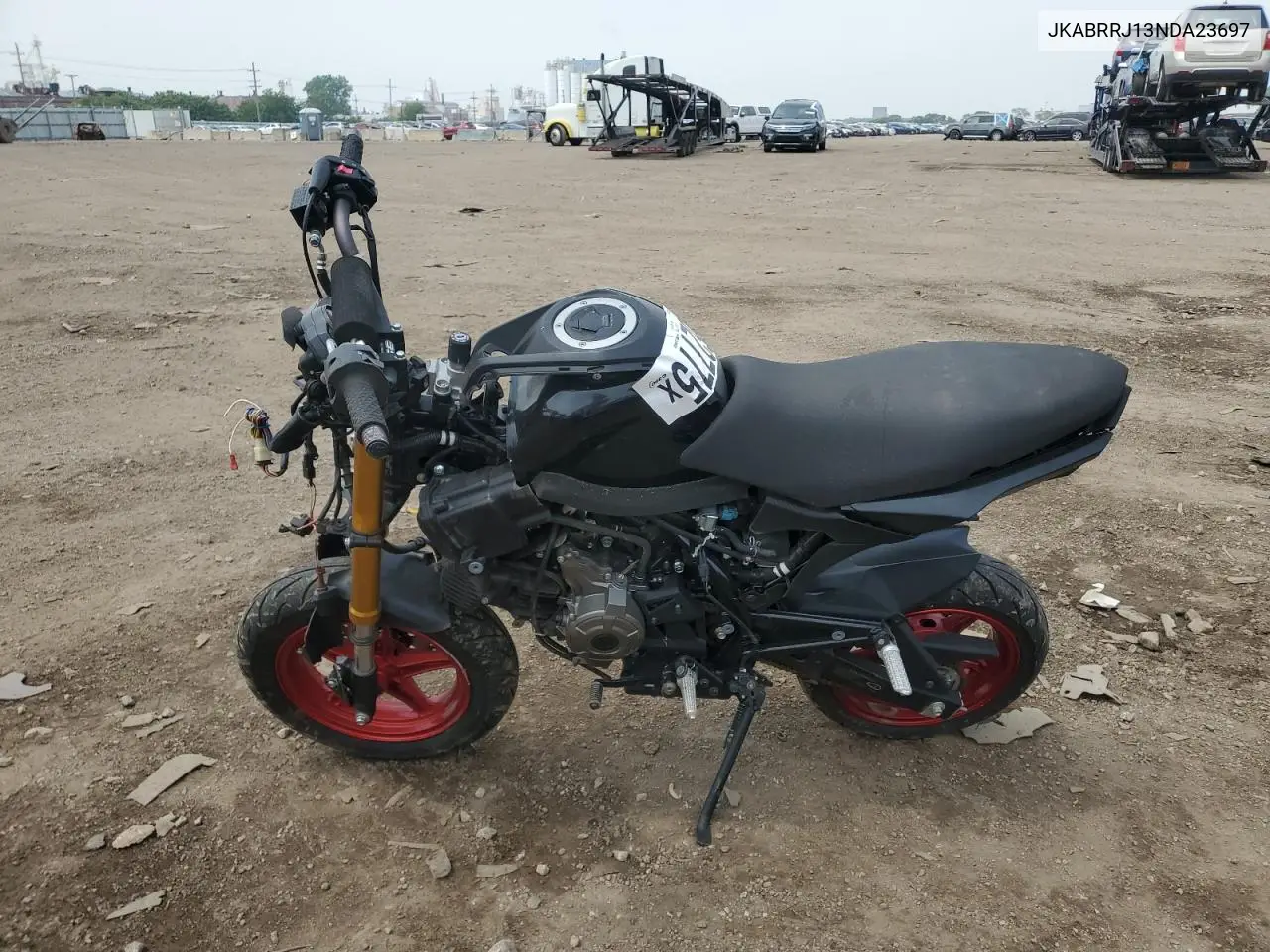 2022 Kawasaki Br125 J VIN: JKABRRJ13NDA23697 Lot: 60752775