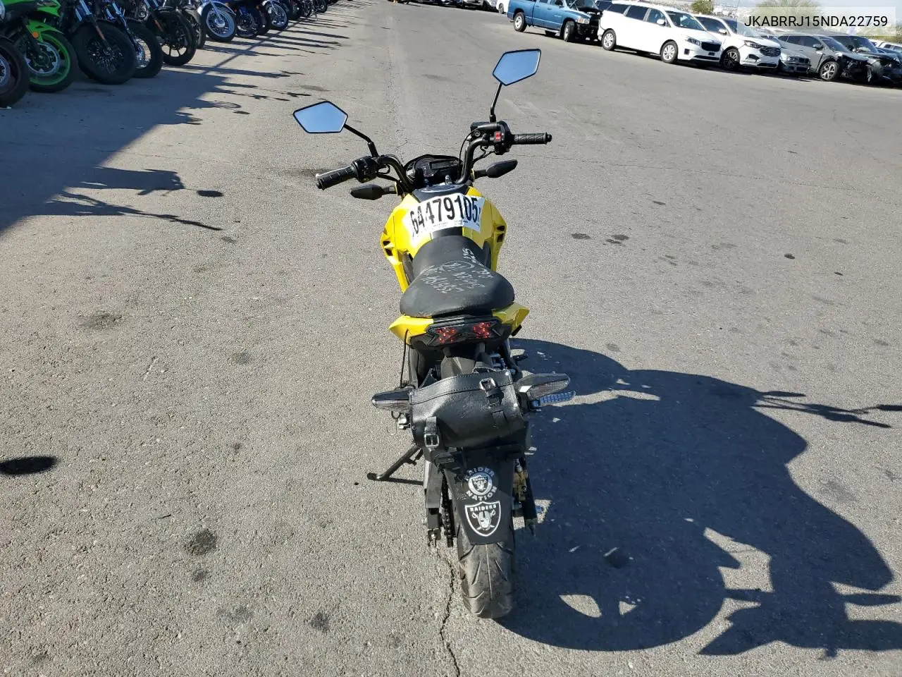 2022 Kawasaki Br125 J VIN: JKABRRJ15NDA22759 Lot: 64479105