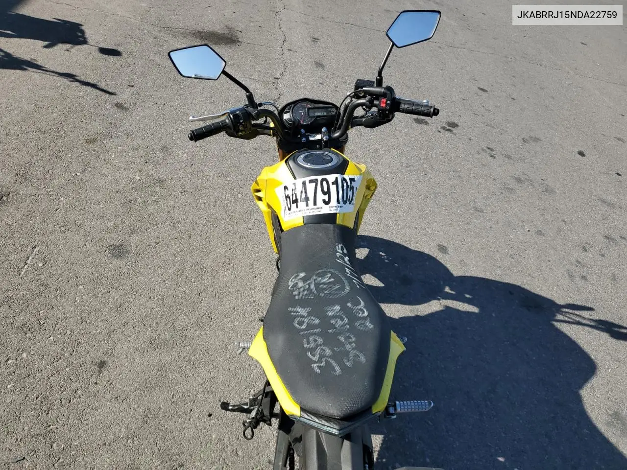 2022 Kawasaki Br125 J VIN: JKABRRJ15NDA22759 Lot: 64479105