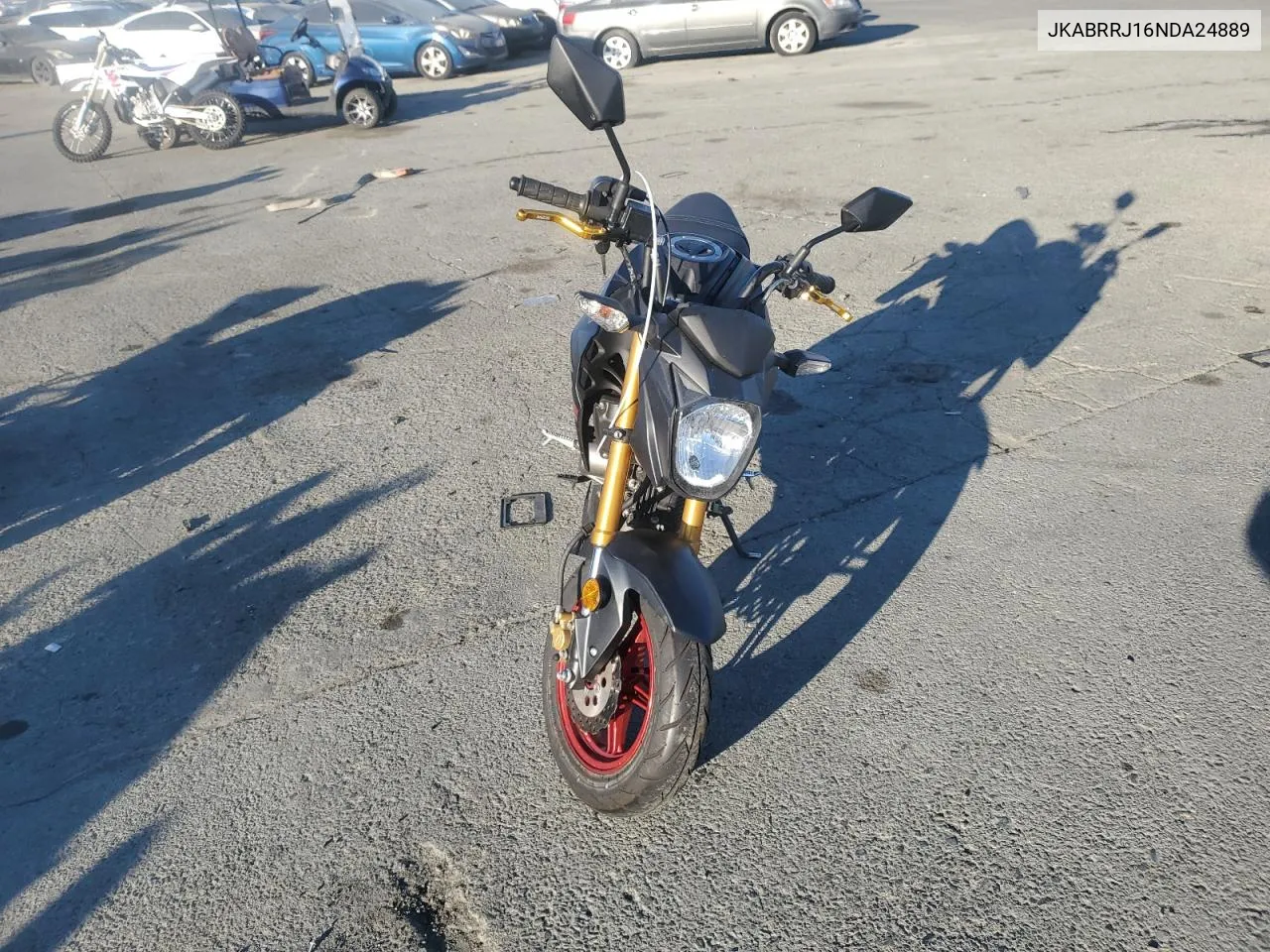 2022 Kawasaki Br125 J VIN: JKABRRJ16NDA24889 Lot: 75415464