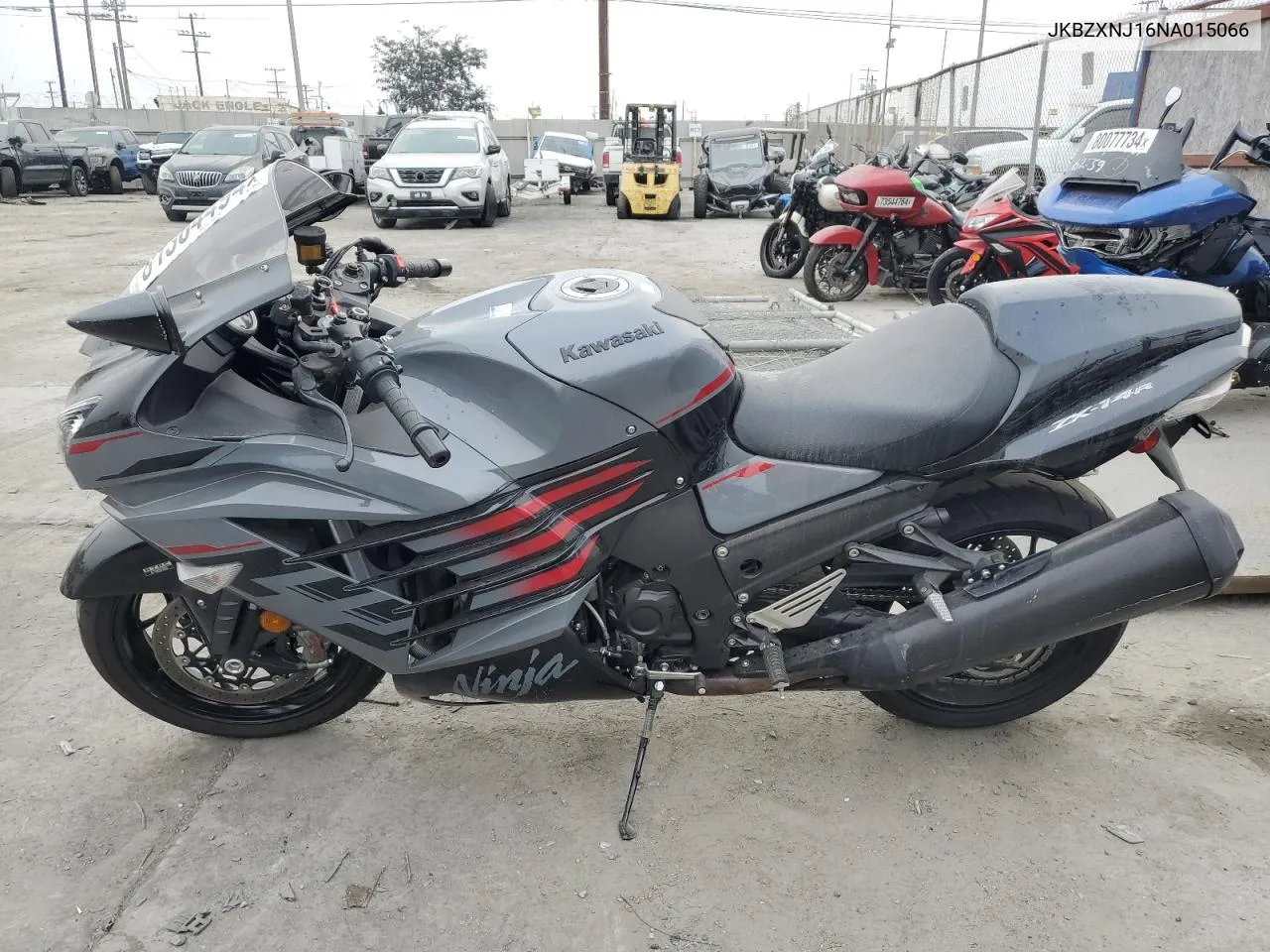 2022 Kawasaki Zx1400 J VIN: JKBZXNJ16NA015066 Lot: 81364494