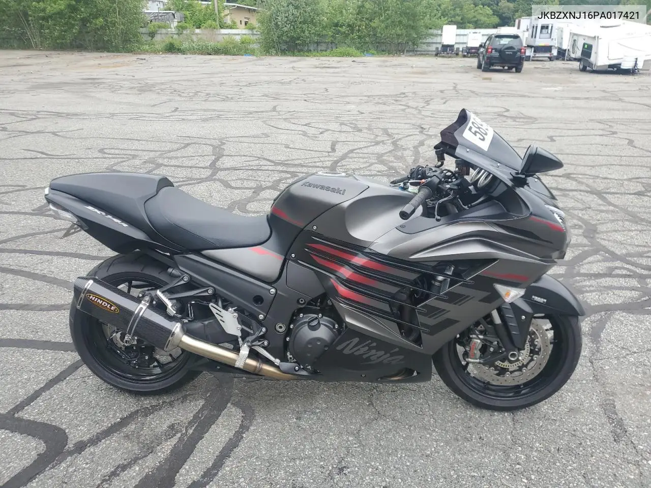 2023 Kawasaki Zx1400 J VIN: JKBZXNJ16PA017421 Lot: 58996715
