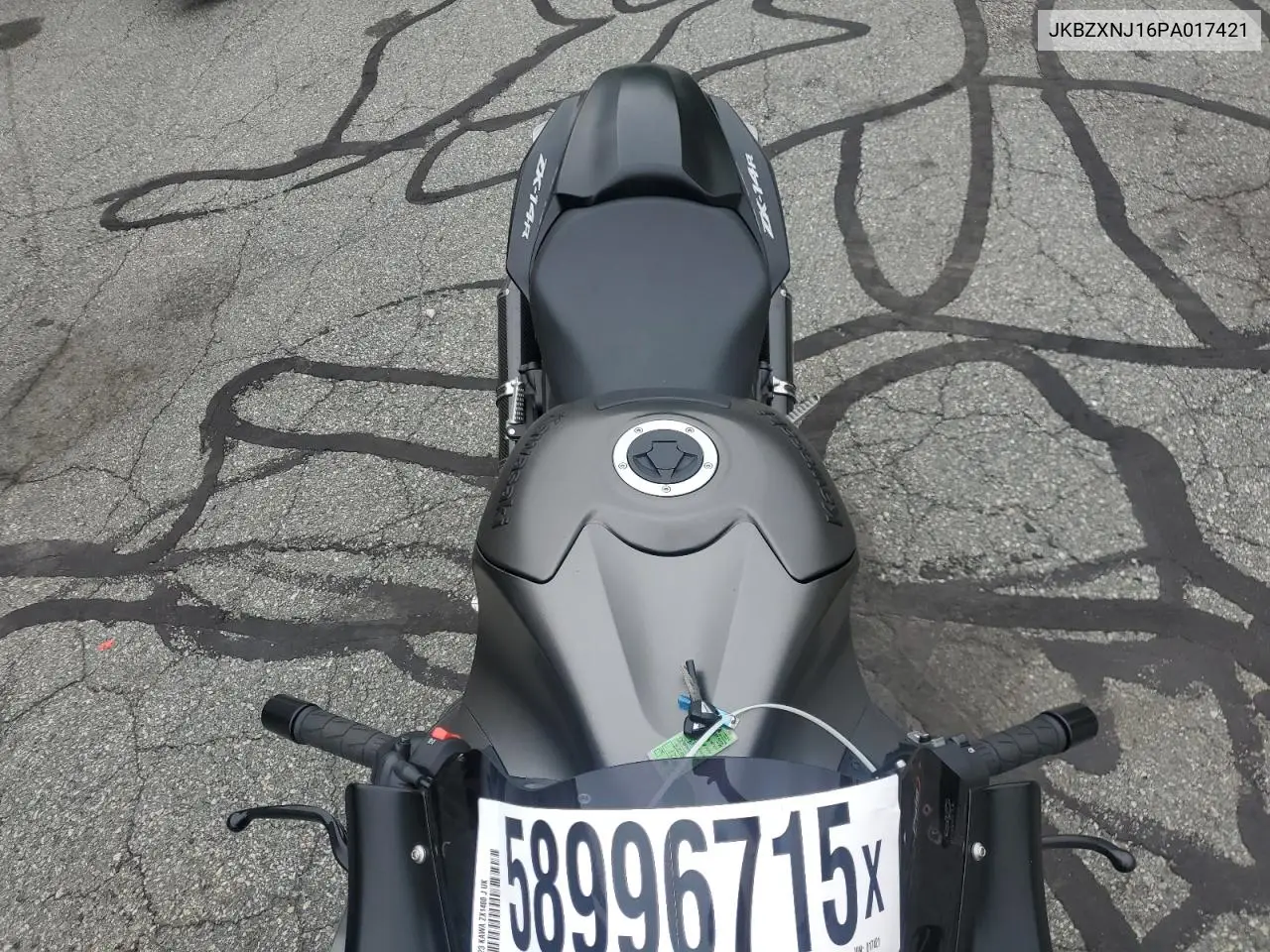 2023 Kawasaki Zx1400 J VIN: JKBZXNJ16PA017421 Lot: 58996715