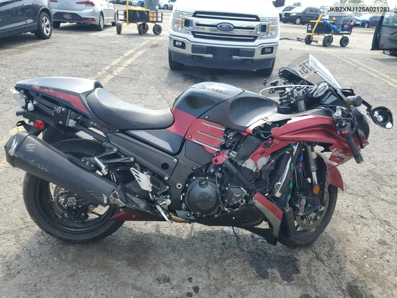 2025 Kawasaki Zx1400 J VIN: JKBZXNJ12SA021281 Lot: 60259775