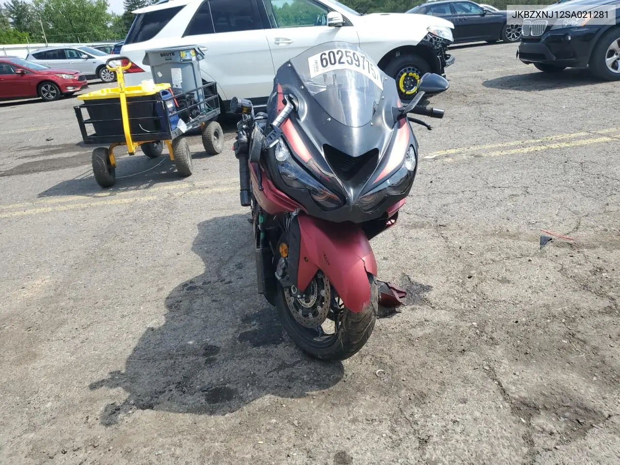 2025 Kawasaki Zx1400 J VIN: JKBZXNJ12SA021281 Lot: 60259775