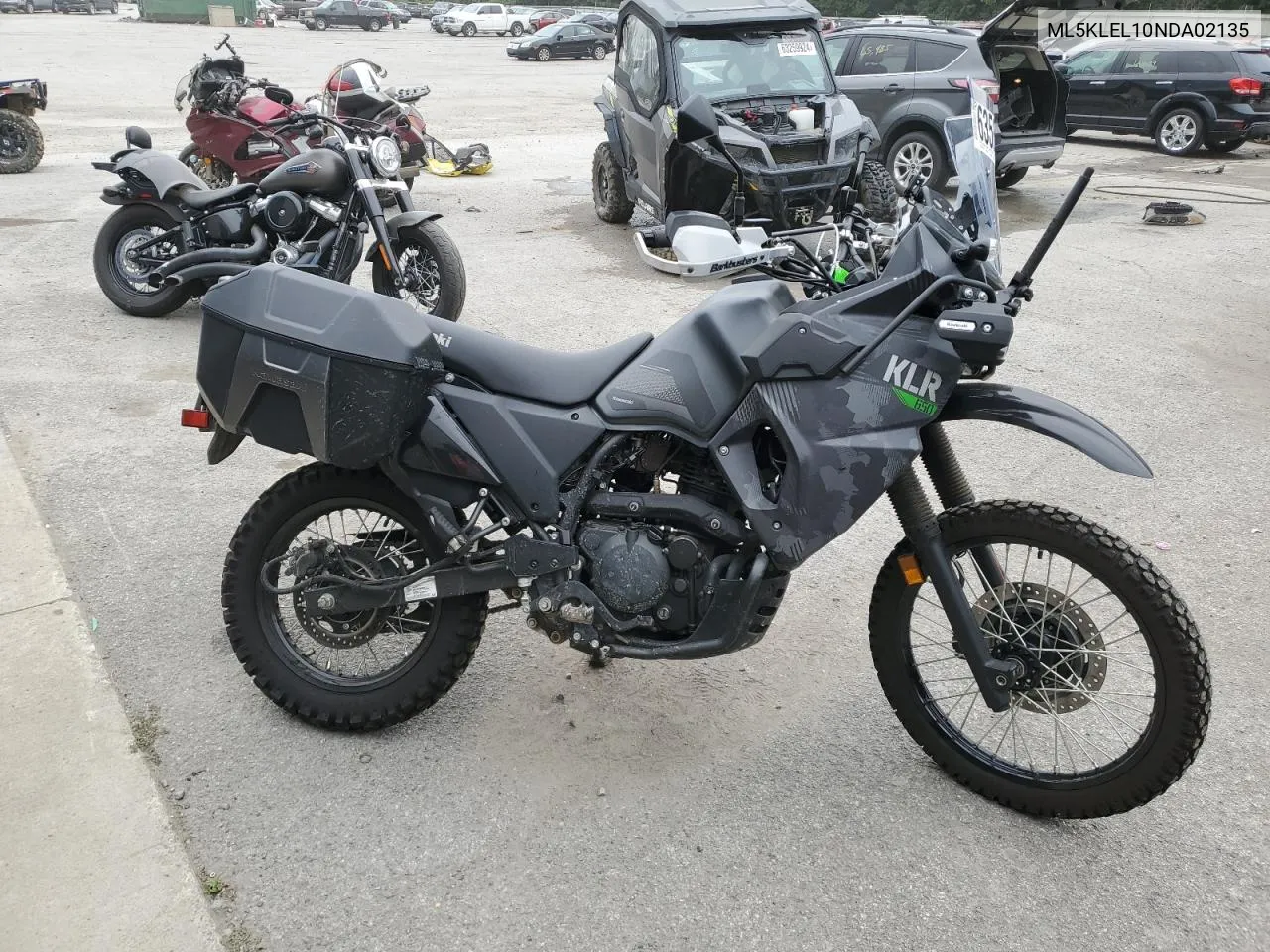 2022 Kawasaki Kl650 L VIN: ML5KLEL10NDA02135 Lot: 63585094