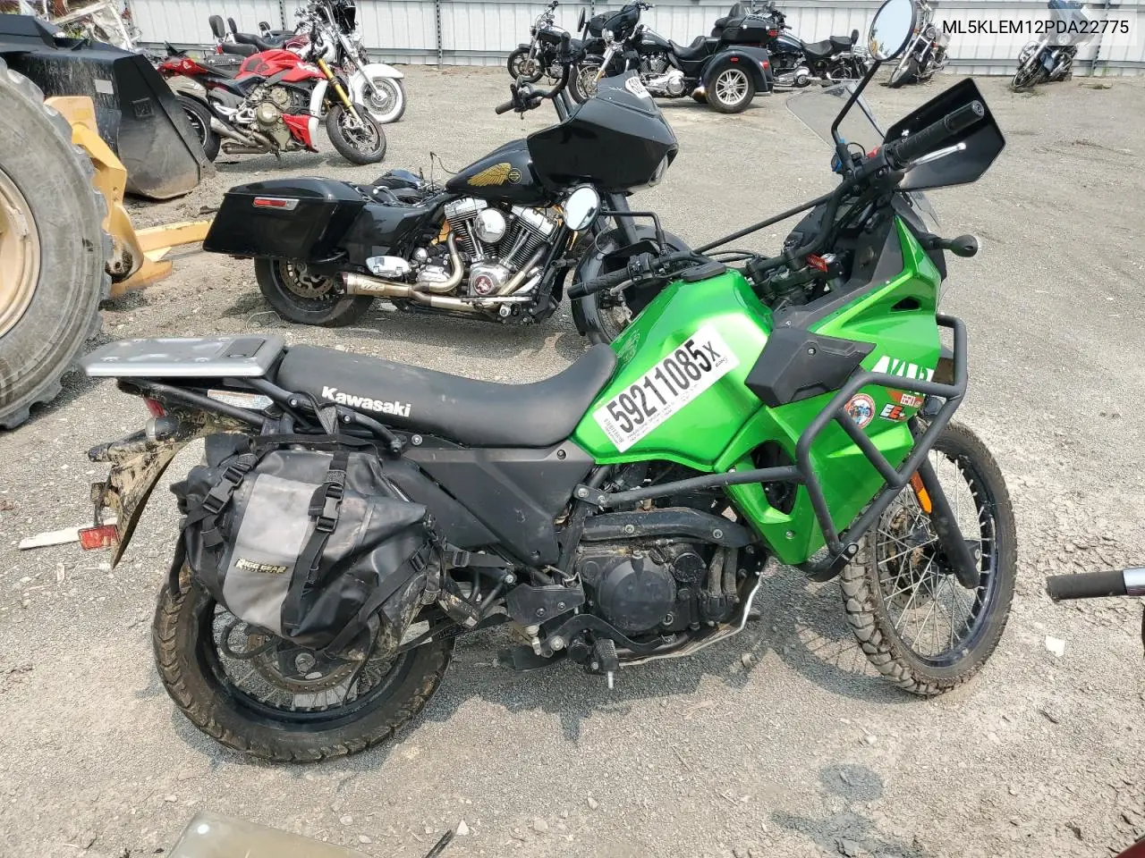 2023 Kawasaki Kl650 M VIN: ML5KLEM12PDA22775 Lot: 59211085