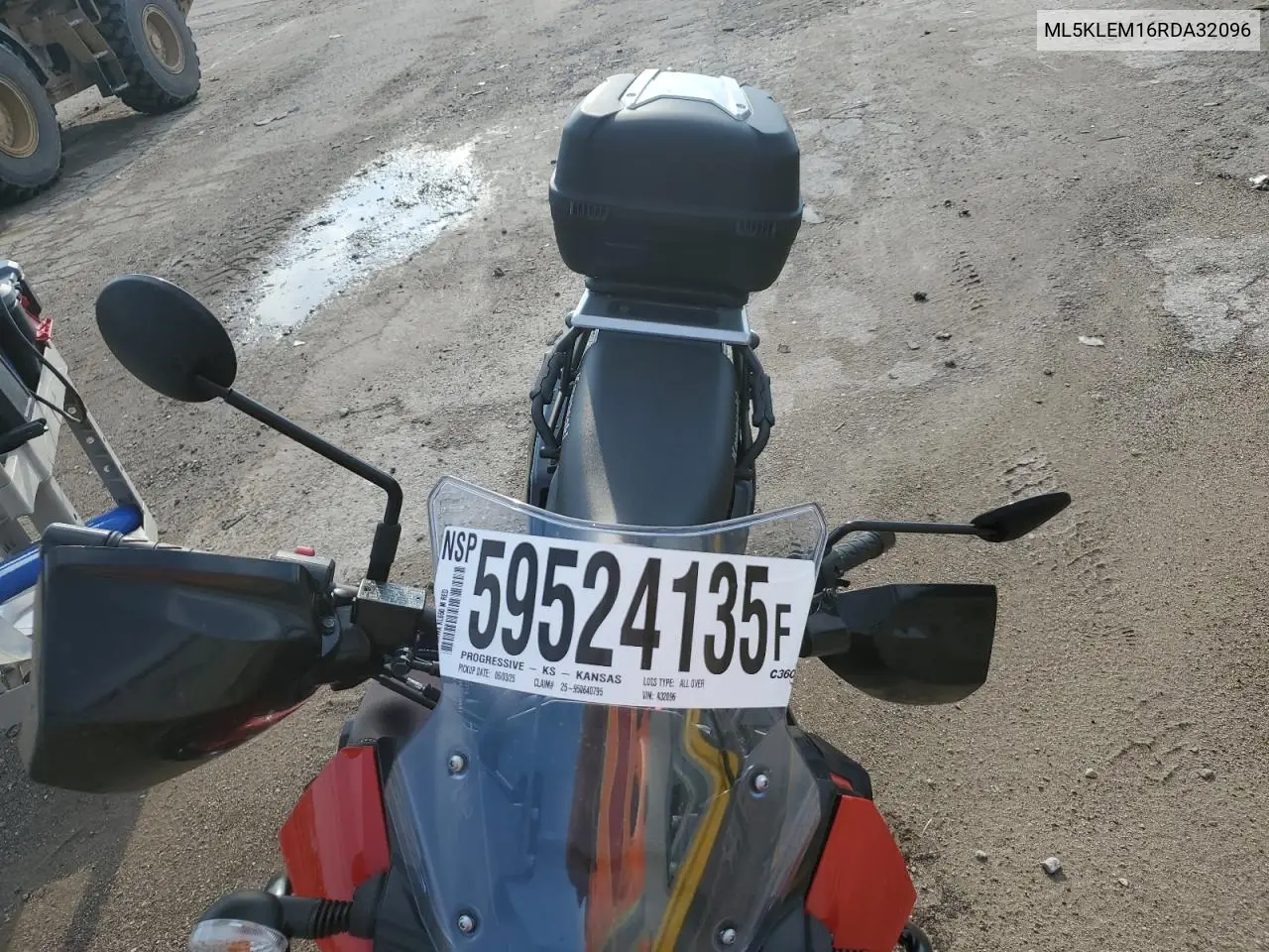 2024 Kawasaki Kl650 M VIN: ML5KLEM16RDA32096 Lot: 59524135