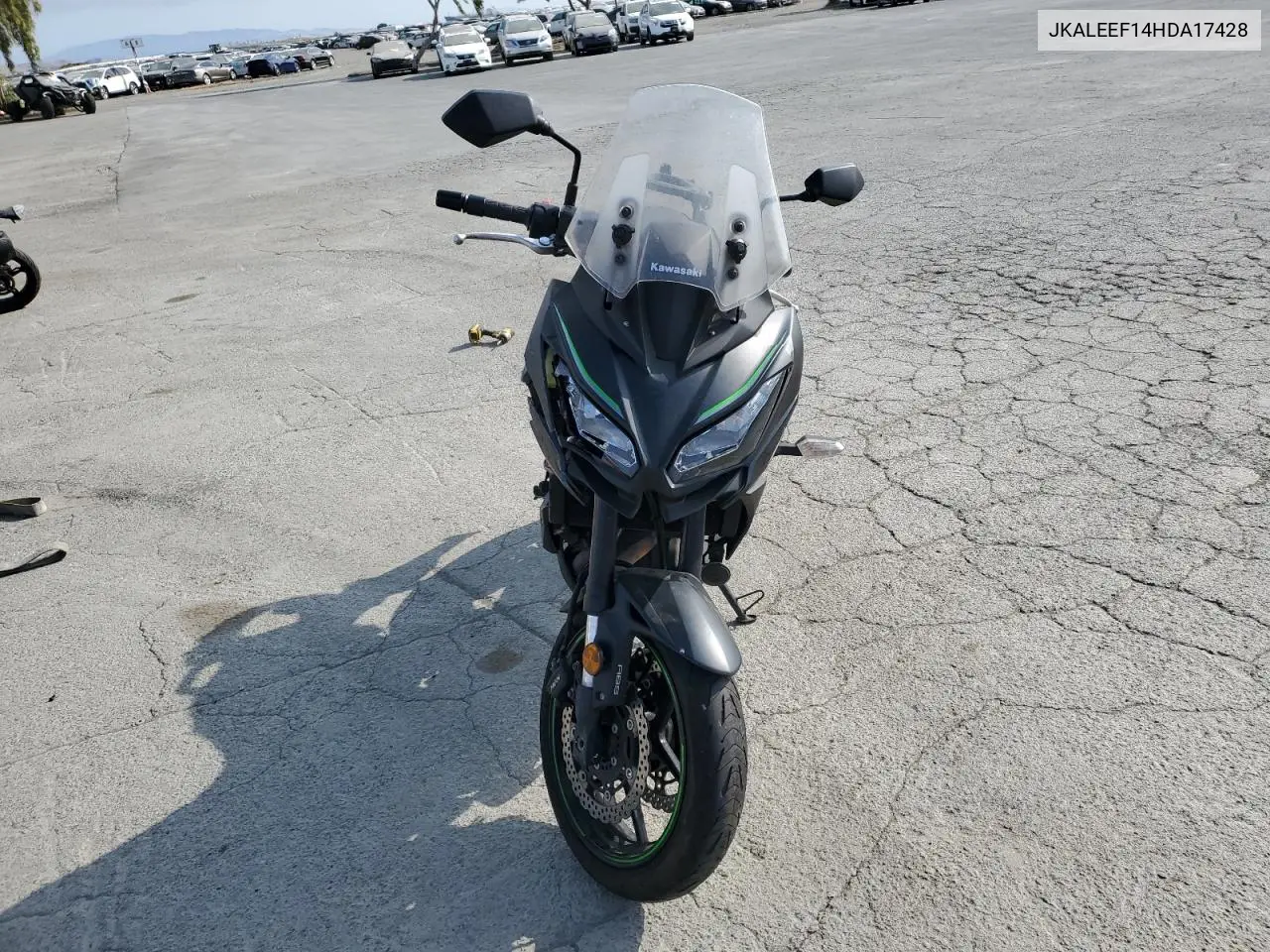 2017 Kawasaki Kle650 F VIN: JKALEEF14HDA17428 Lot: 59762585