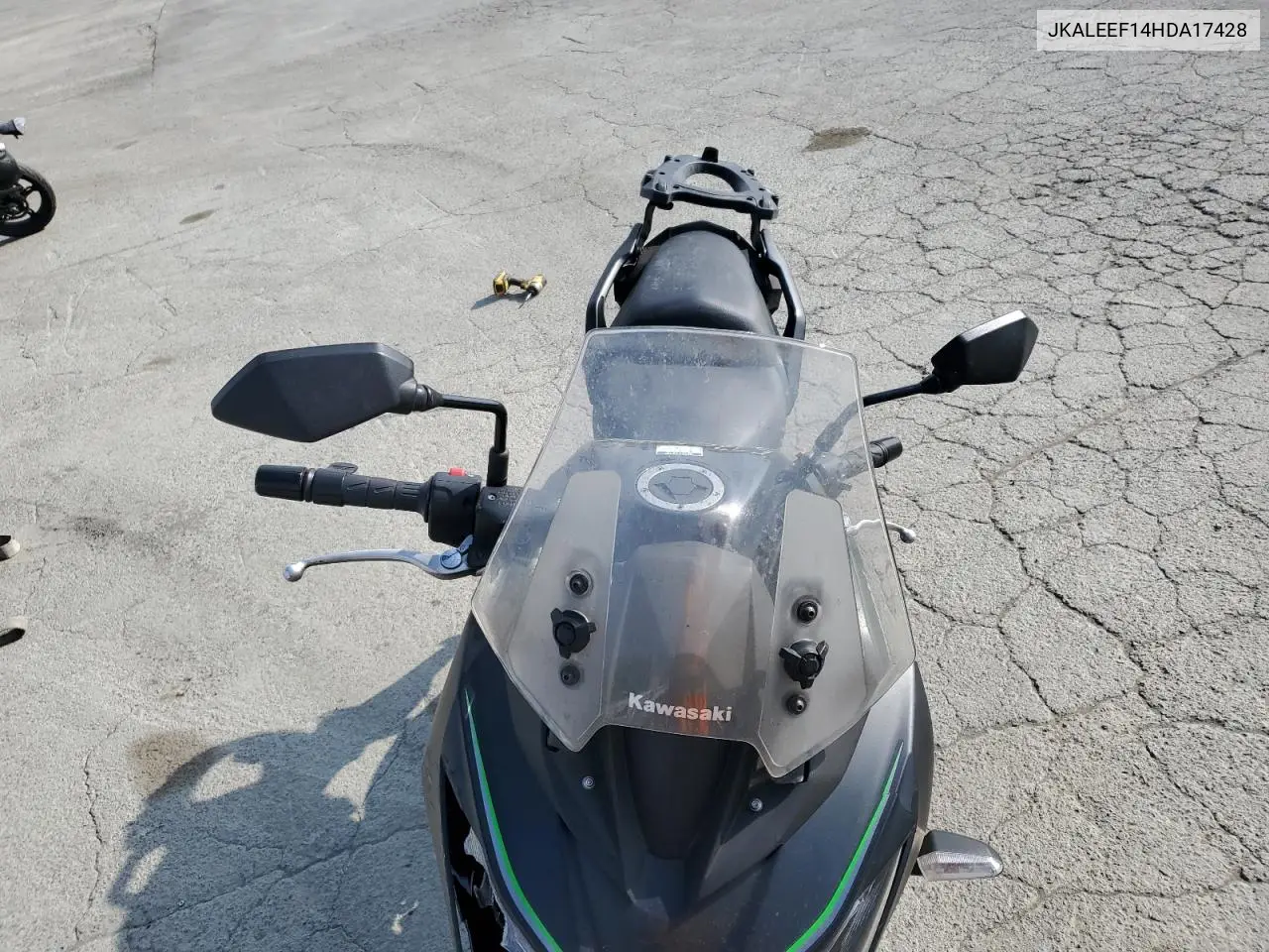 2017 Kawasaki Kle650 F VIN: JKALEEF14HDA17428 Lot: 59762585