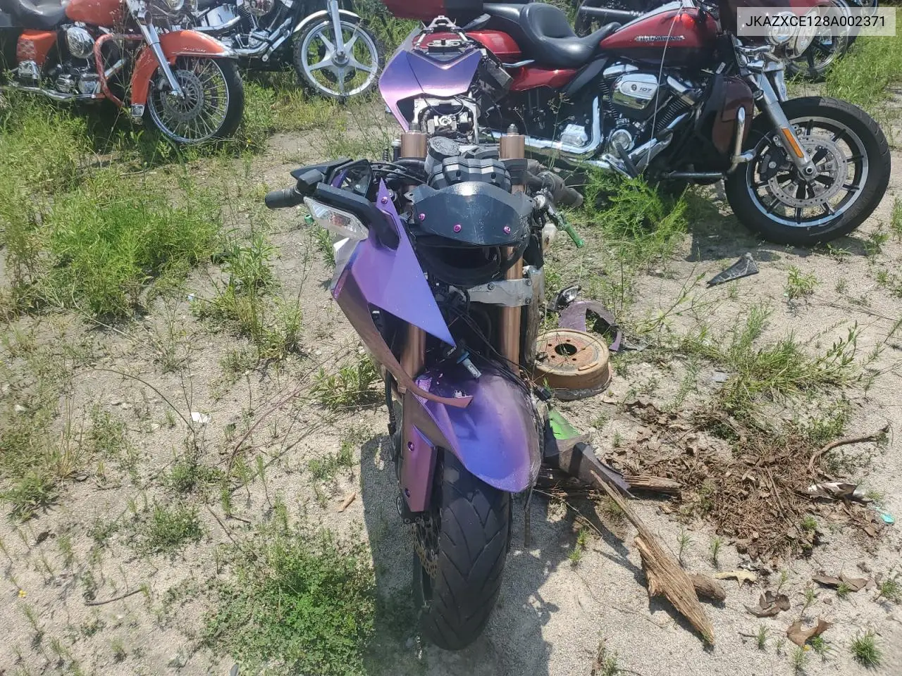 2008 Kawasaki Zx1000 E VIN: JKAZXCE128A002371 Lot: 63384515