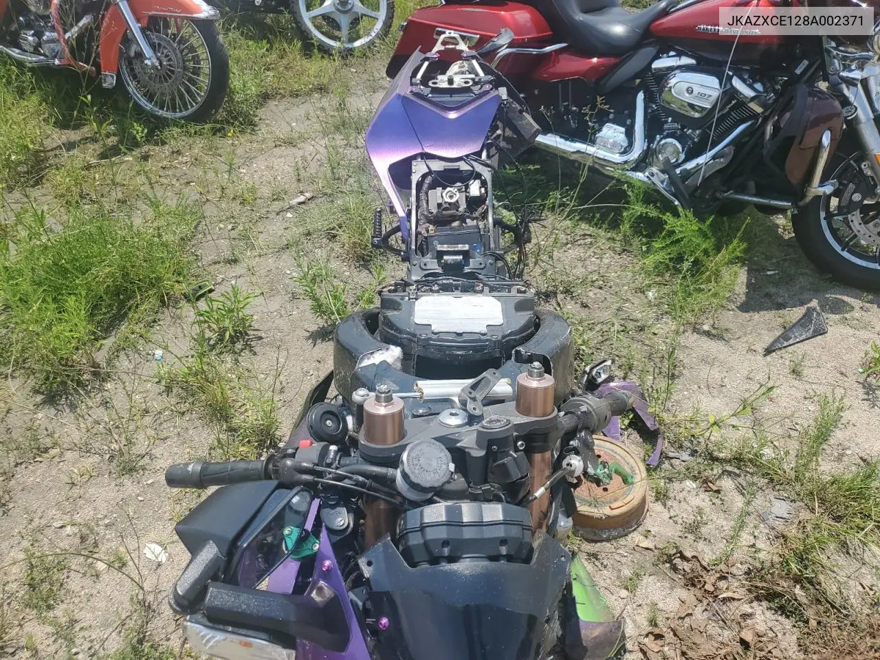 2008 Kawasaki Zx1000 E VIN: JKAZXCE128A002371 Lot: 63384515