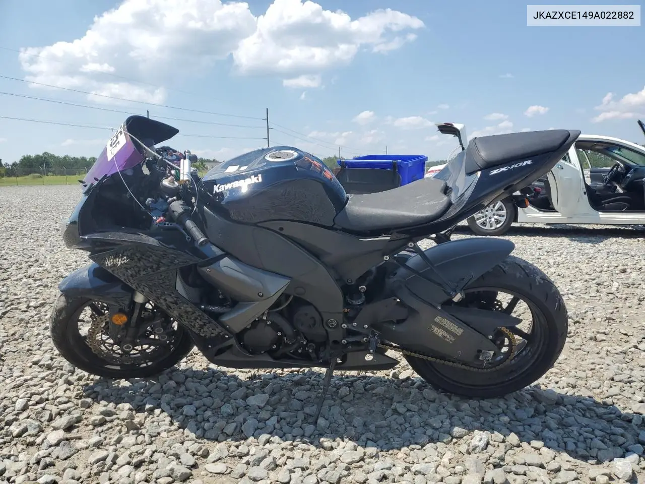 2009 Kawasaki Zx1000 E VIN: JKAZXCE149A022882 Lot: 63509555
