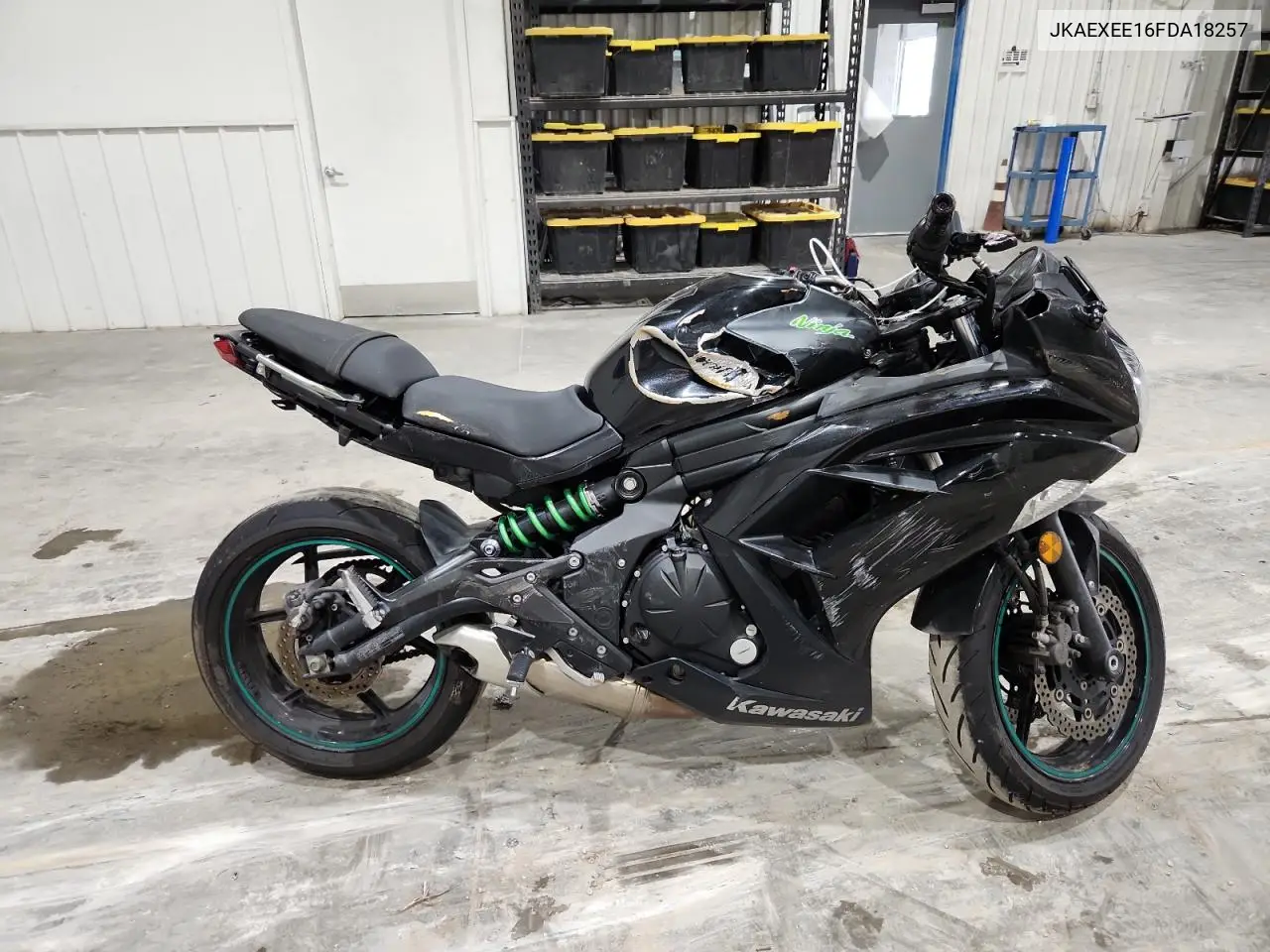 2015 Kawasaki Ex650 E VIN: JKAEXEE16FDA18257 Lot: 60171365