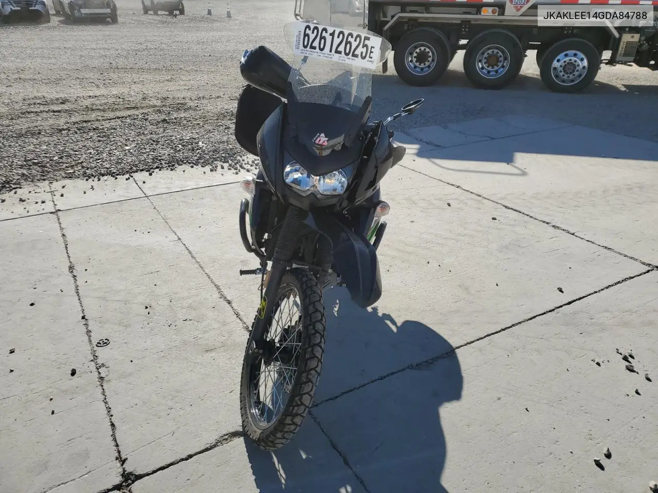 2016 Kawasaki Kl650 E VIN: JKAKLEE14GDA84788 Lot: 62612625