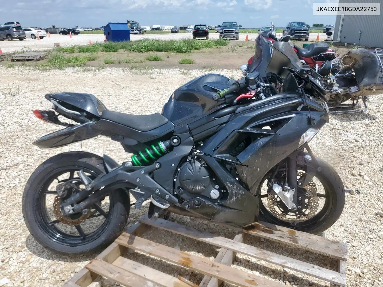 2016 Kawasaki Ex650 E VIN: JKAEXEE18GDA22750 Lot: 64611175