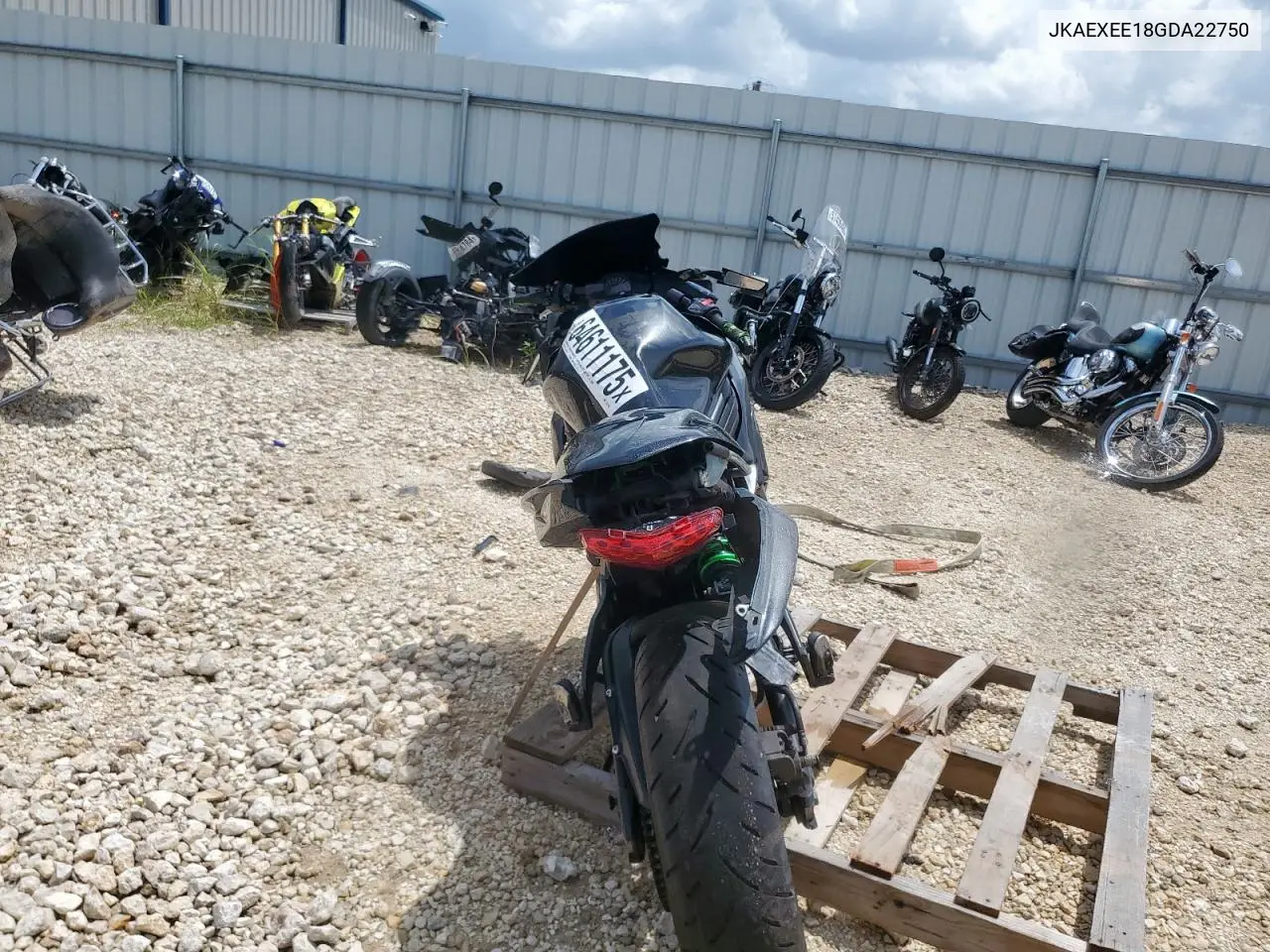 2016 Kawasaki Ex650 E VIN: JKAEXEE18GDA22750 Lot: 64611175