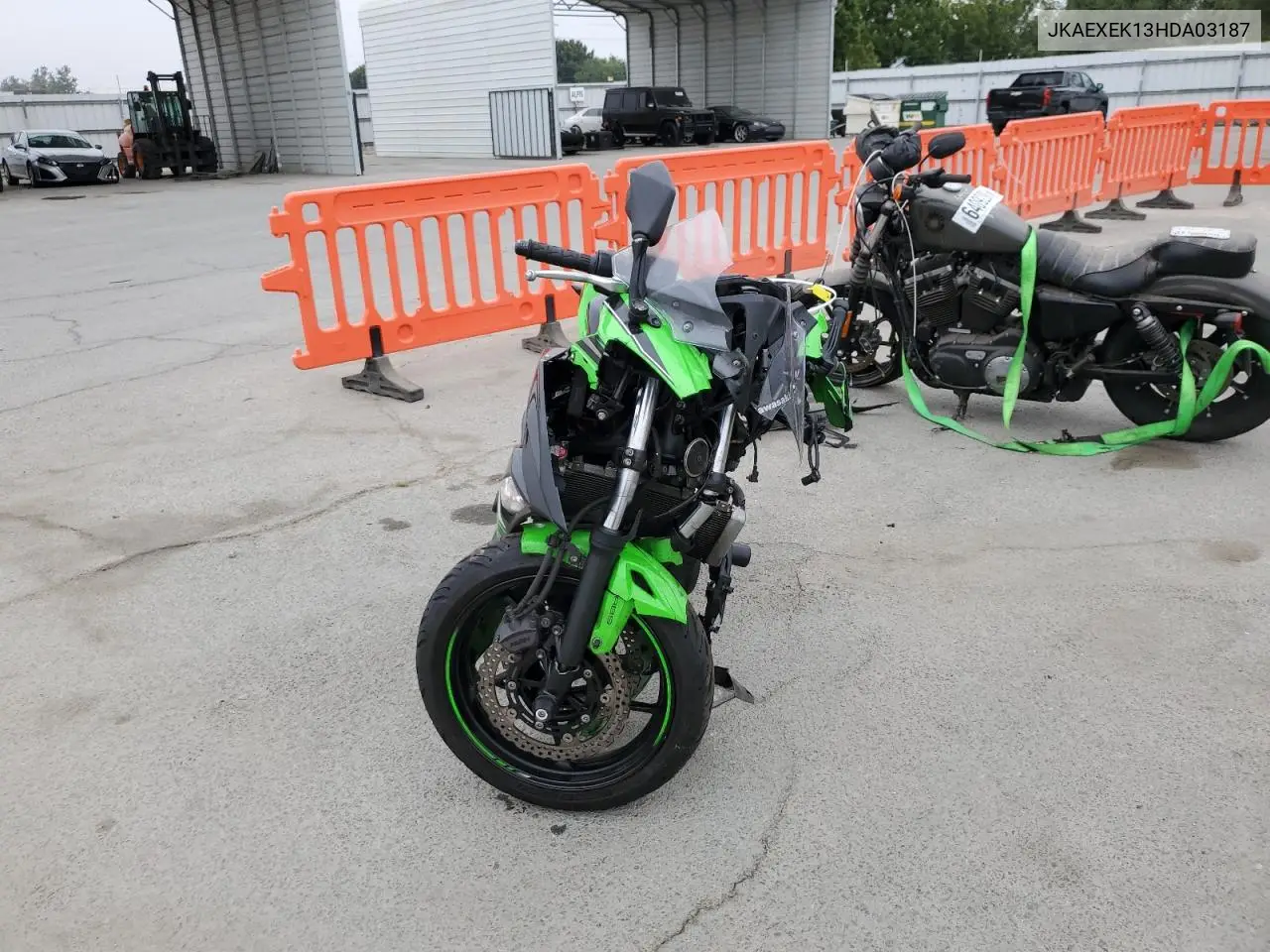 2017 Kawasaki Ex650 F VIN: JKAEXEK13HDA03187 Lot: 64589395