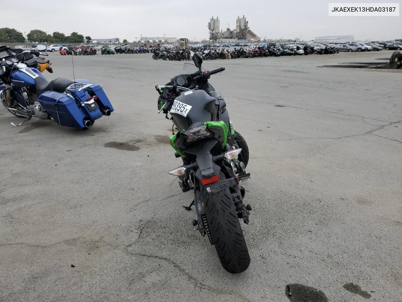 2017 Kawasaki Ex650 F VIN: JKAEXEK13HDA03187 Lot: 64589395