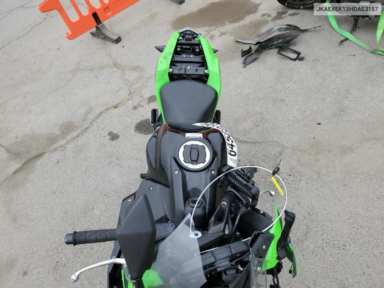 2017 Kawasaki Ex650 F VIN: JKAEXEK13HDA03187 Lot: 64589395