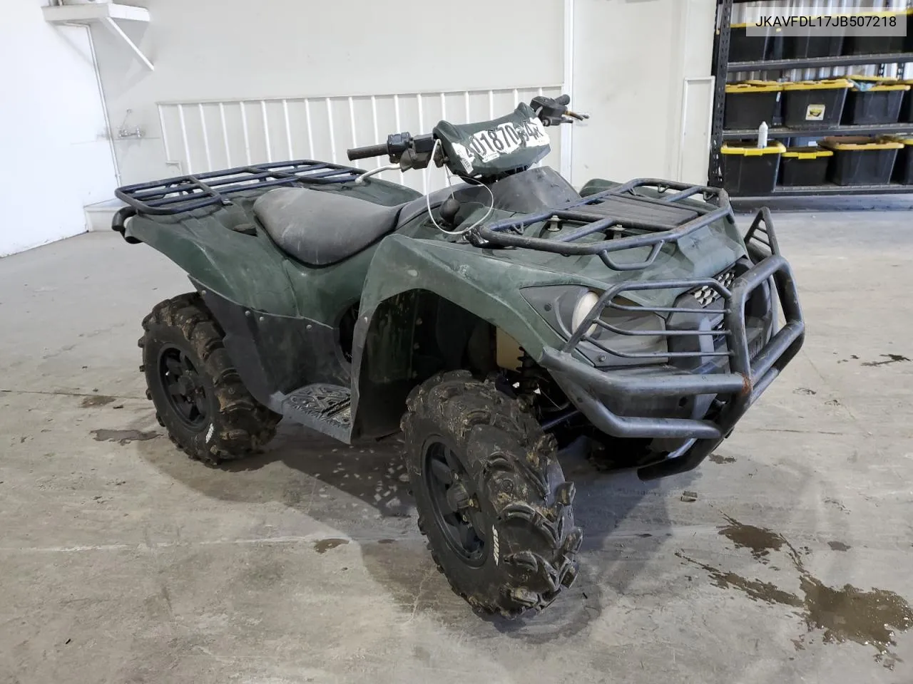 2018 Kawasaki Kvf750 L VIN: JKAVFDL17JB507218 Lot: 40187094