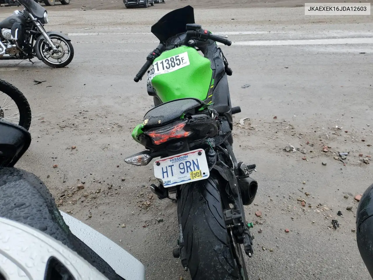 2018 Kawasaki Ex650 F VIN: JKAEXEK16JDA12603 Lot: 49811385