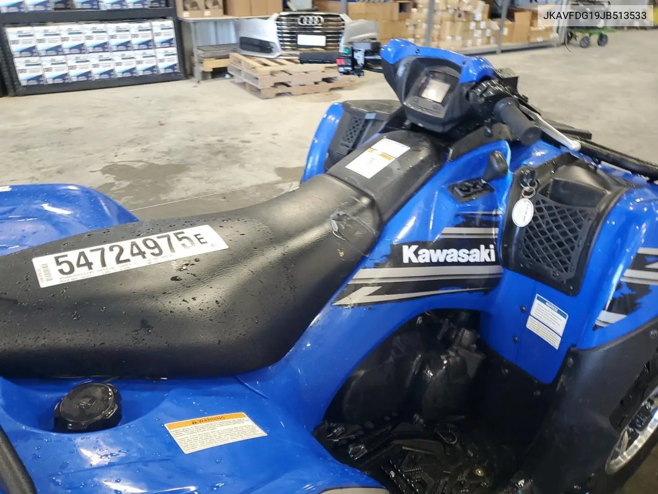2018 Kawasaki Kvf750 G VIN: JKAVFDG19JB513533 Lot: 54724975