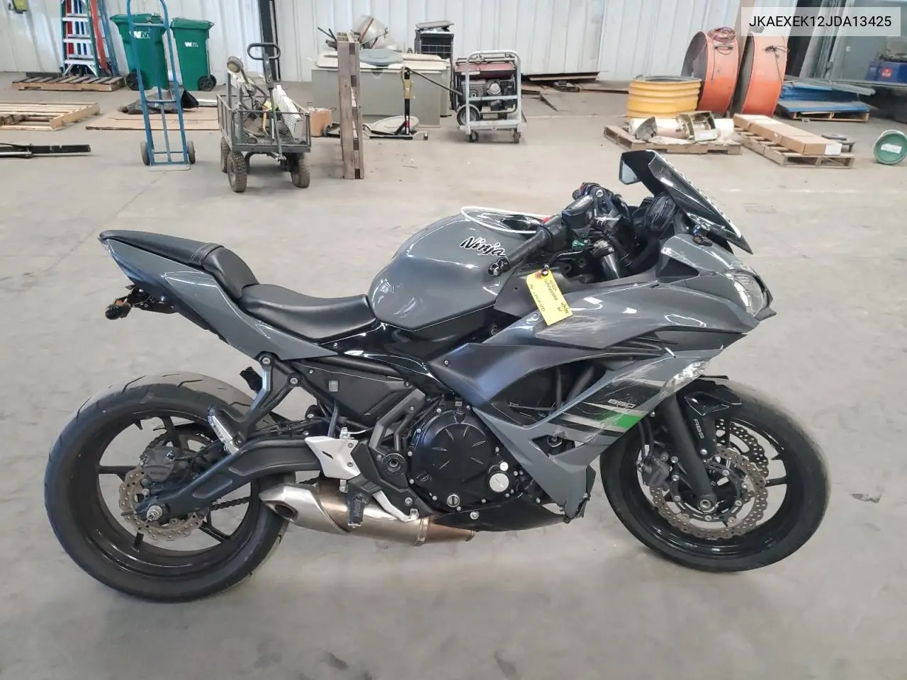 2018 Kawasaki Ex650 F VIN: JKAEXEK12JDA13425 Lot: 62160955