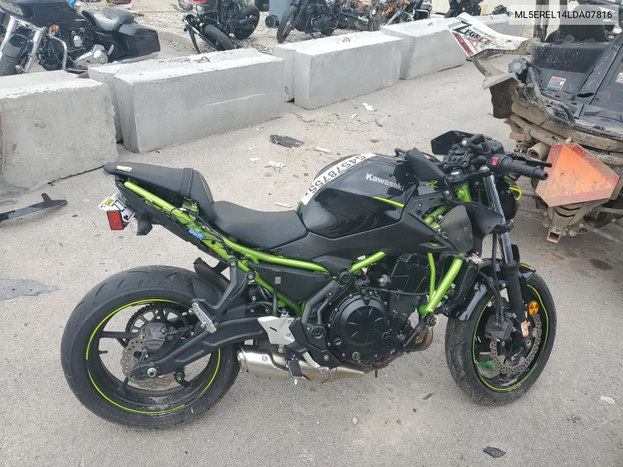 2020 Kawasaki Er650 L VIN: ML5EREL14LDA07816 Lot: 54578755