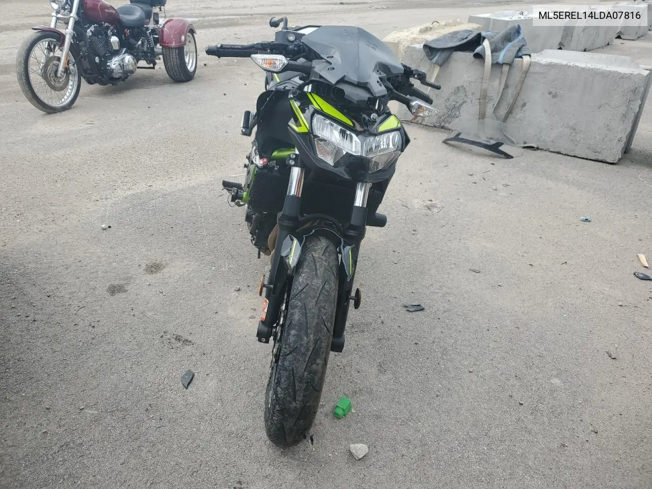 2020 Kawasaki Er650 L VIN: ML5EREL14LDA07816 Lot: 54578755