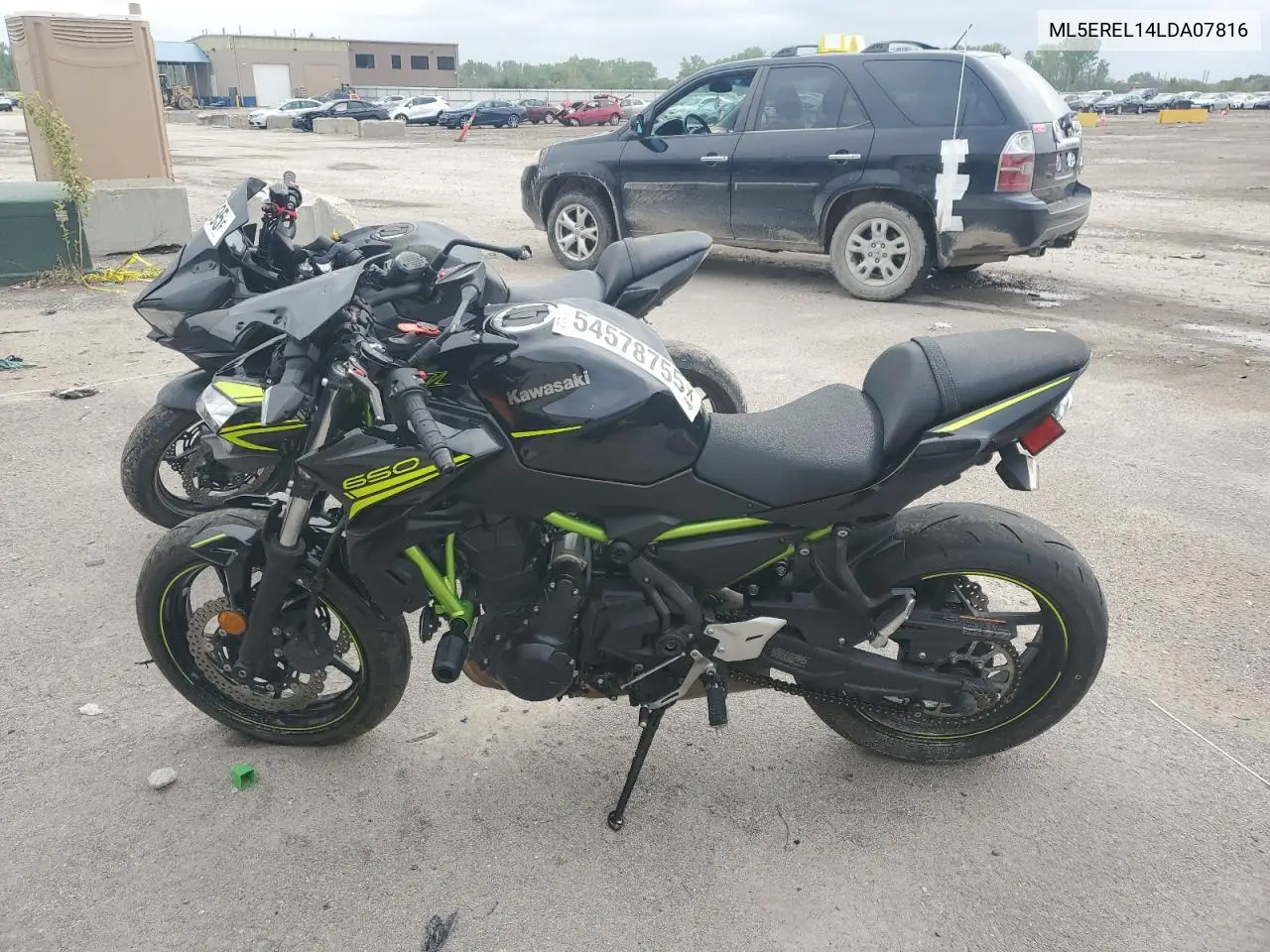 2020 Kawasaki Er650 L VIN: ML5EREL14LDA07816 Lot: 54578755