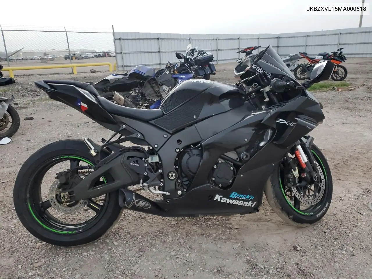 2021 Kawasaki Zx1002 L VIN: JKBZXVL15MA000618 Lot: 48236765