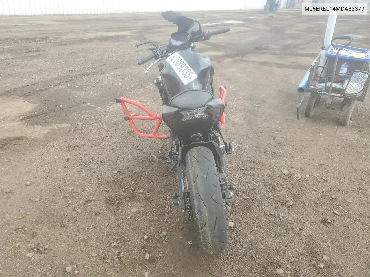 2021 Kawasaki Er650 L VIN: ML5EREL14MDA33379 Lot: 62089335