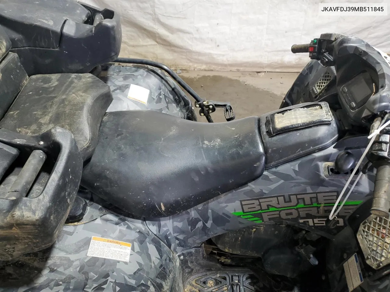 2021 Kawasaki Kvf750 J VIN: JKAVFDJ39MB511845 Lot: 63768264